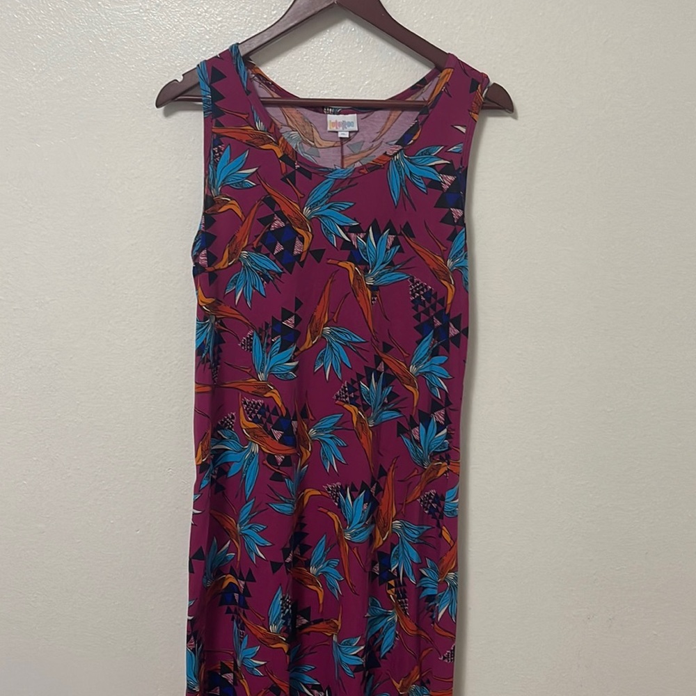 XL LulaRoe Sleeveless Patterned Dress